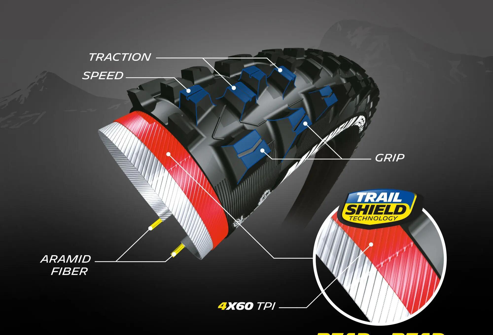 Michelin Wild AM Performance Line 27.5 Tire Tubeless Ready Souple E-Bike Ready 3/5