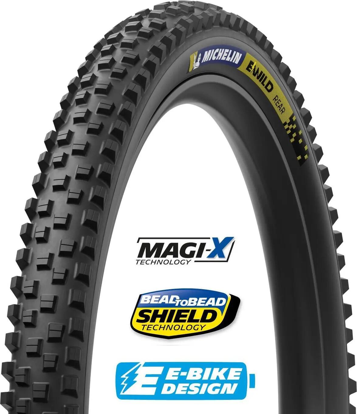 Pneu Arrière VTT Michelin E-Wild Racing Line Tubeless Ready Magi-X Souple 27.5'' 2/4