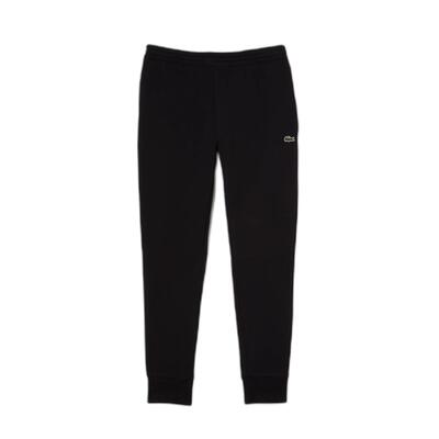 Heren sweatbroek met geborduurd logo (zwart)