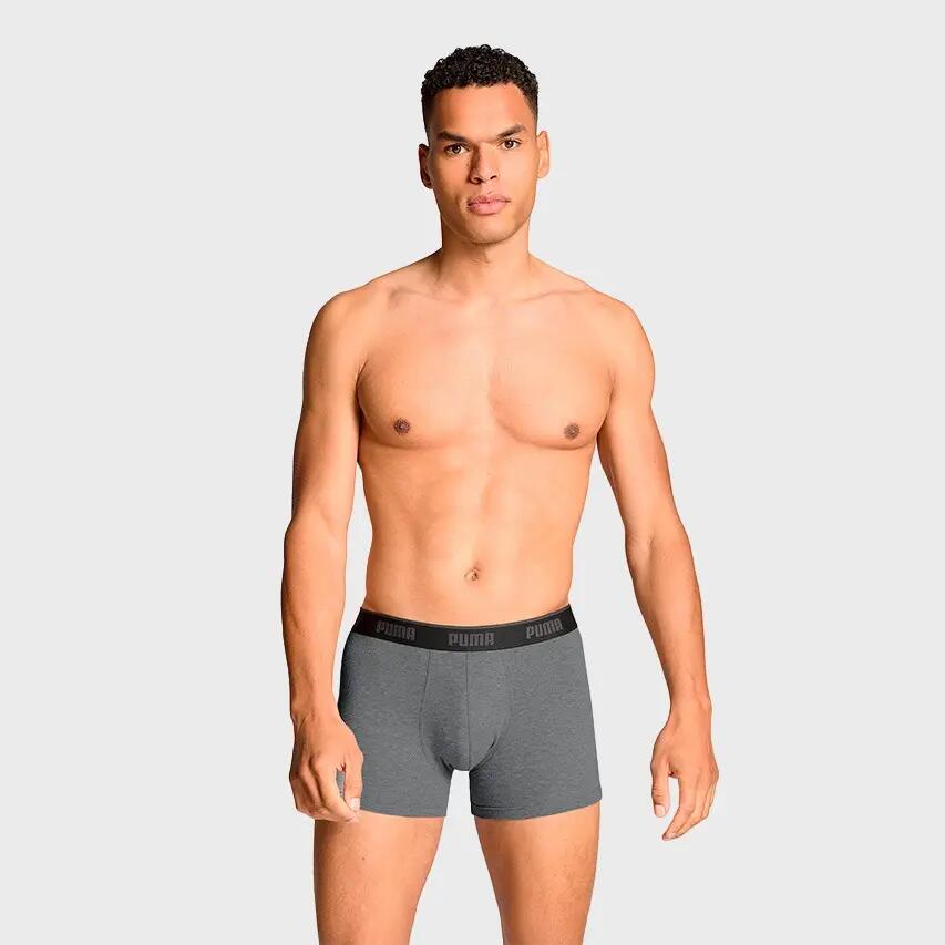Multi-Sport Heren Comfort Stretch 3-Pack Boxers Zwart & Grijs Multi 3/8