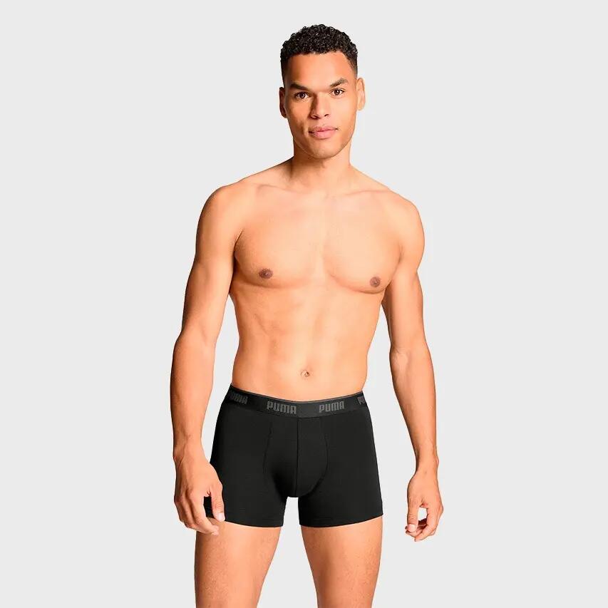 Multi-Sport Heren Comfort Stretch 3-Pack Boxers Zwart & Grijs Multi 2/8