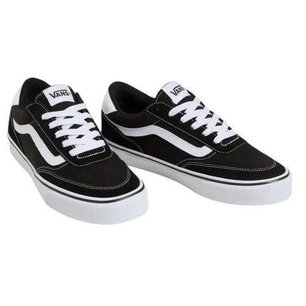 Zapatillas Deportivas de Lona Brooklyn para Hombre Negro, Blanco