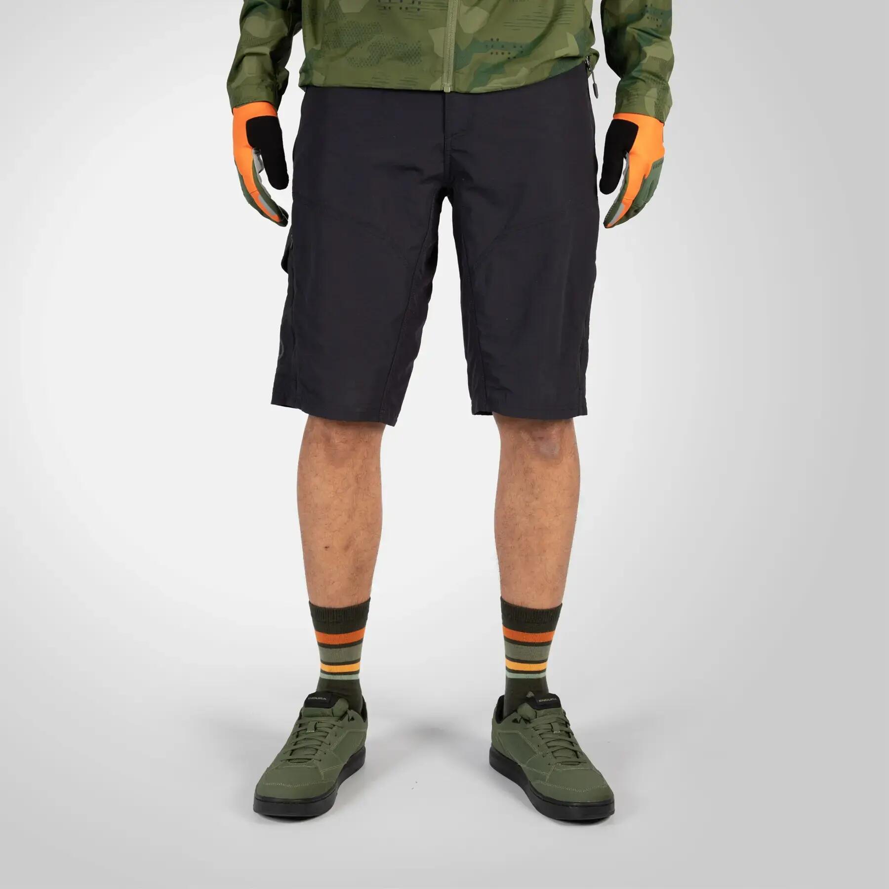 Endura Hummvee Shorts Preto 3/4