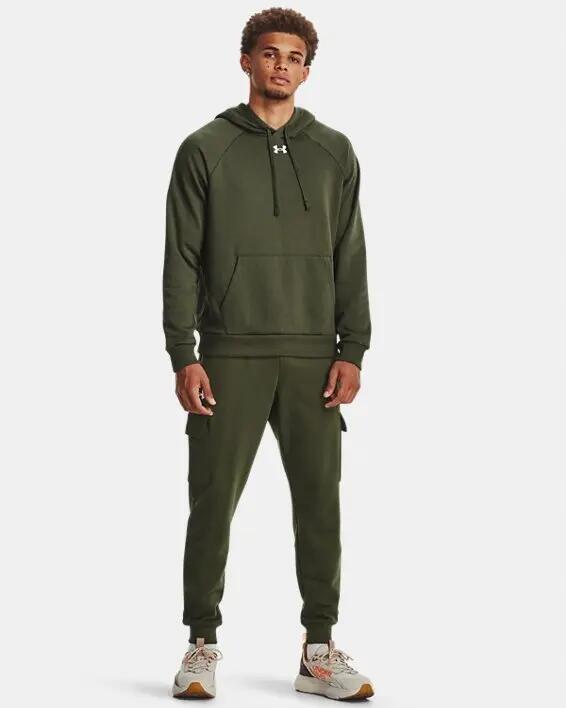 Bluza Męska Z Kapturem Nierozpinana Under Armour Rival Fleece Hoodie 3/7