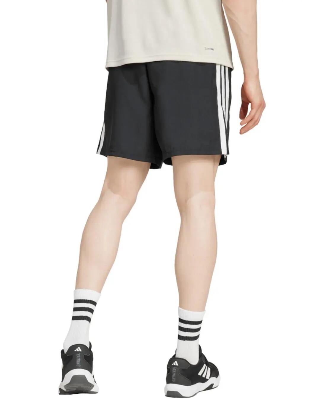 Hose für Herren Adidas Training 7' Schwarz 3/5