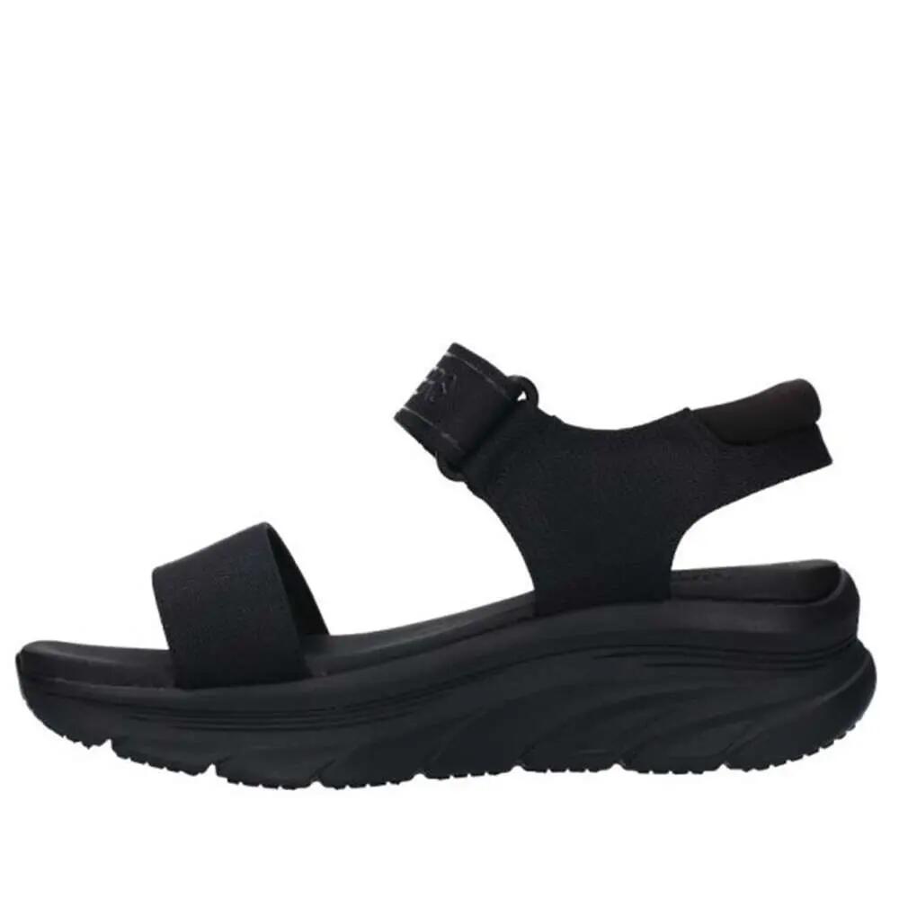 SANDALE DAMEN Skechers D'lux Walker New Block En Mesh SCHWARZ 5/7