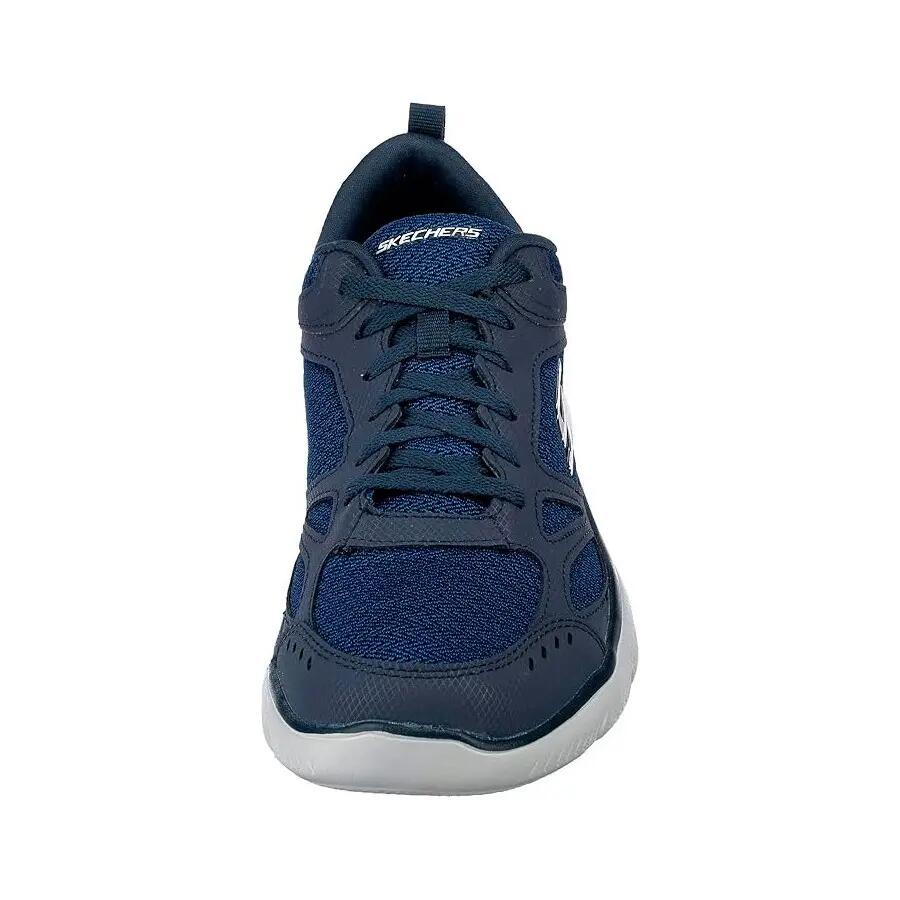 Zapatillas Deportivas Caminar Hombre Skechers 52812_NVY Azul marino con Cordones 5/5