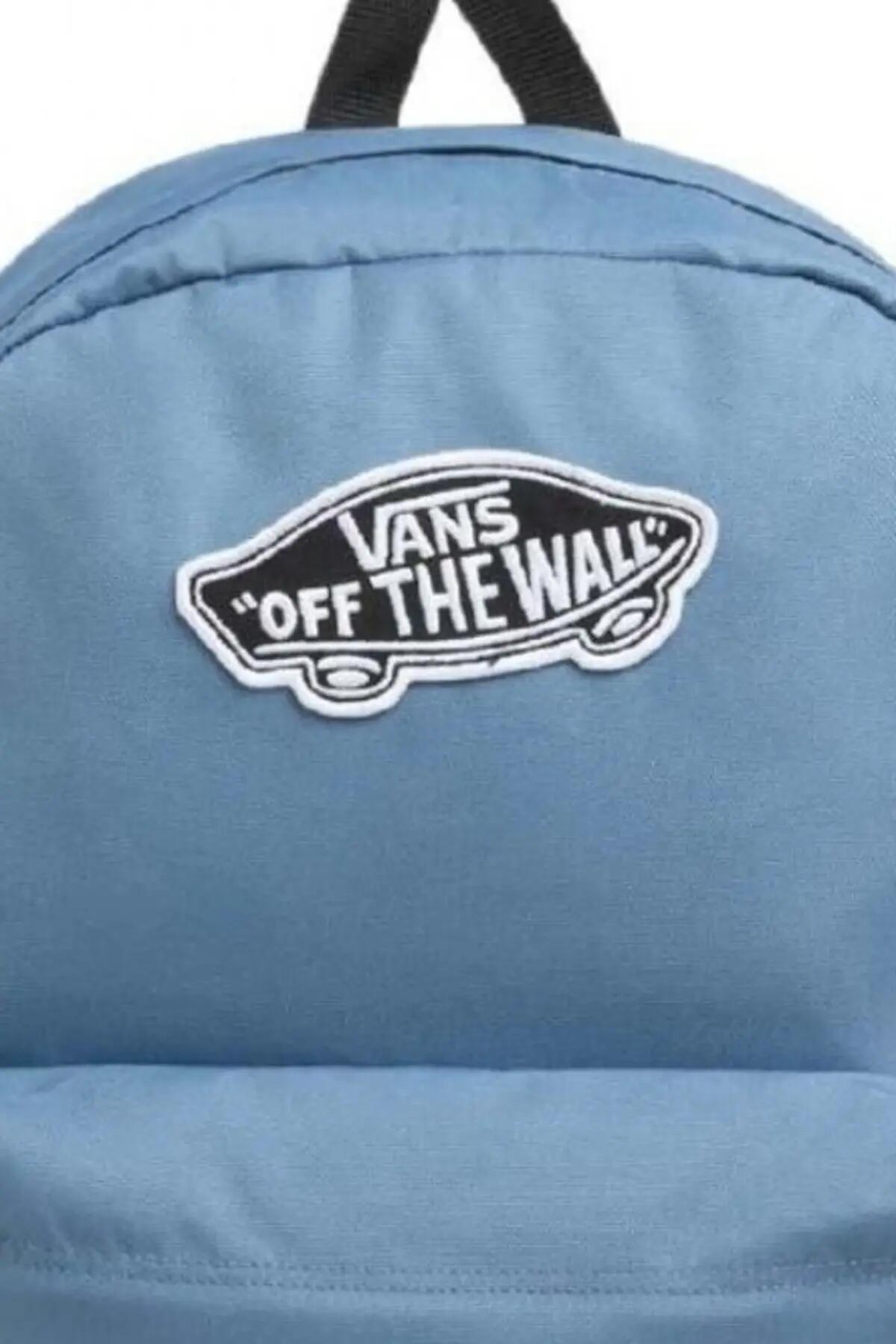 Mochila Azul Old Skool Classic Backpack Dusty Blue - Diseño Icónico, Espaciosa 5/5