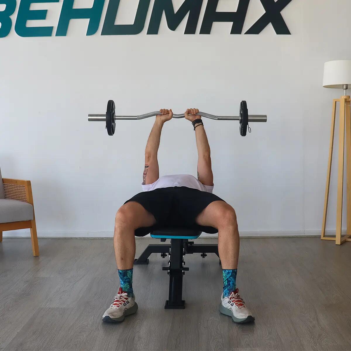 Barra Z de musculación de 1.2 m 3/4