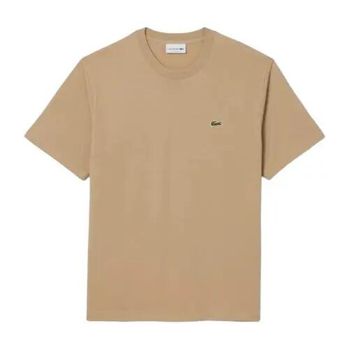 Mens Embroidered Logo TShirt (Beige) 5/5