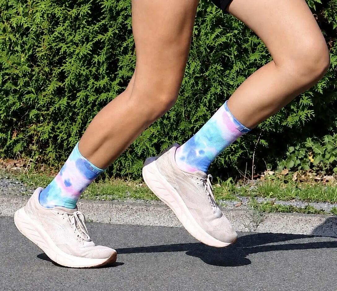 Halfhoge hardloopsokken - Hardlopen, fietsen en sporten - La Printaniére 2/8