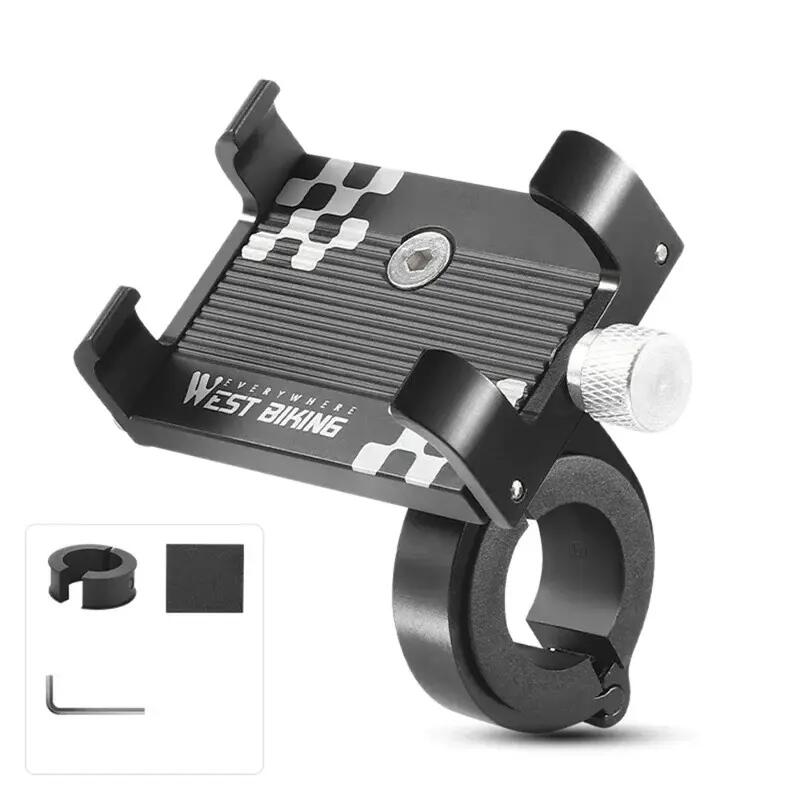 Aluminum alloy bicycle phone holder