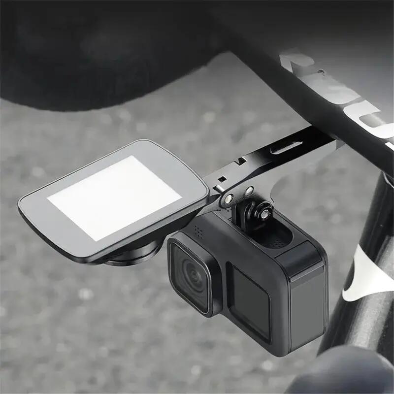 Supporto ciclocomputer alluminio per manubrio WEST BIKING 4/7