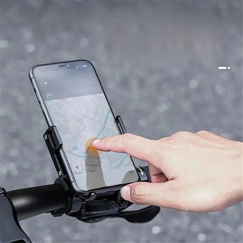 Houder telefoon voor fiets ultralicht aluminiumlegering 4/7