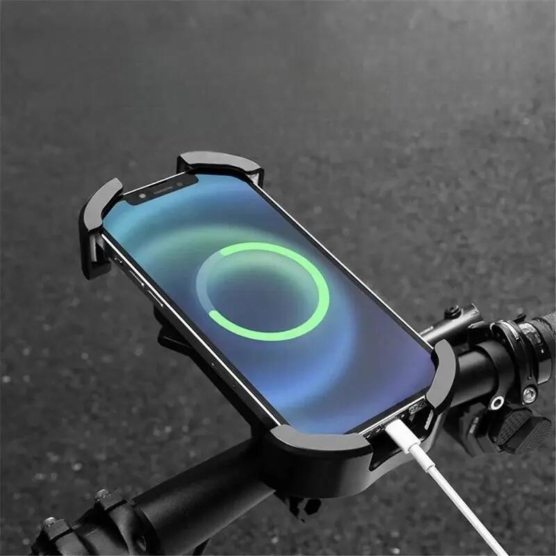 Support de téléphone portable pour vélo et moto antichoc 4/7