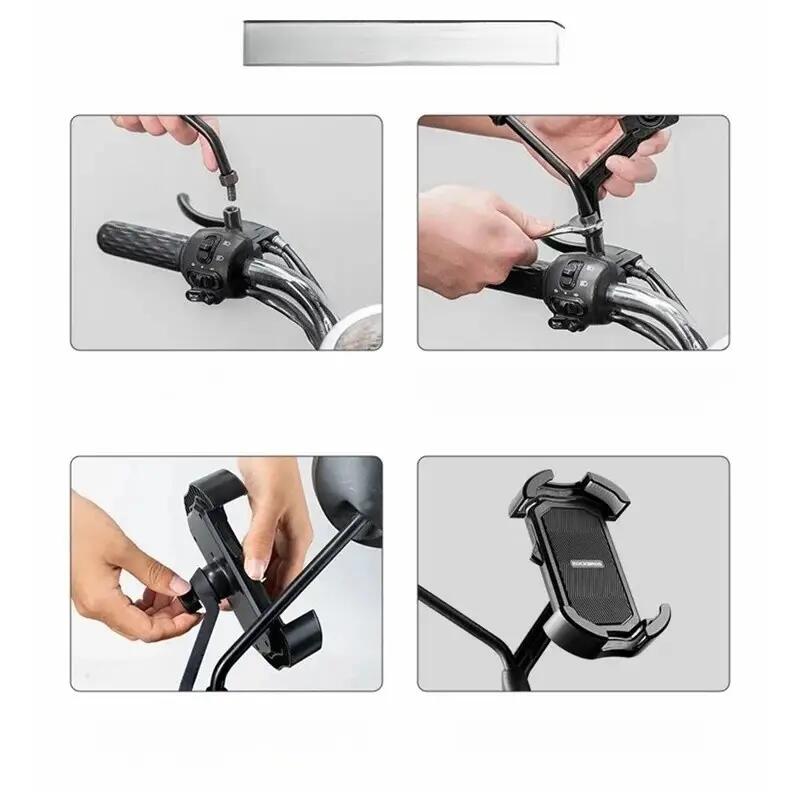 Support de téléphone portable pour vélo et moto antichoc 7/7
