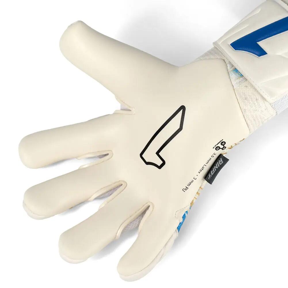 Guanti da portiere Calcio Rinat Adulto Asimetrik Aero Pro Erba naturale 3/4