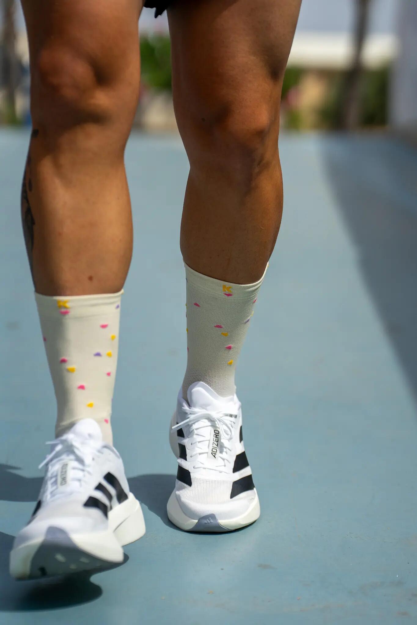 CALZINI "PATRI" Running - Crema 8/8
