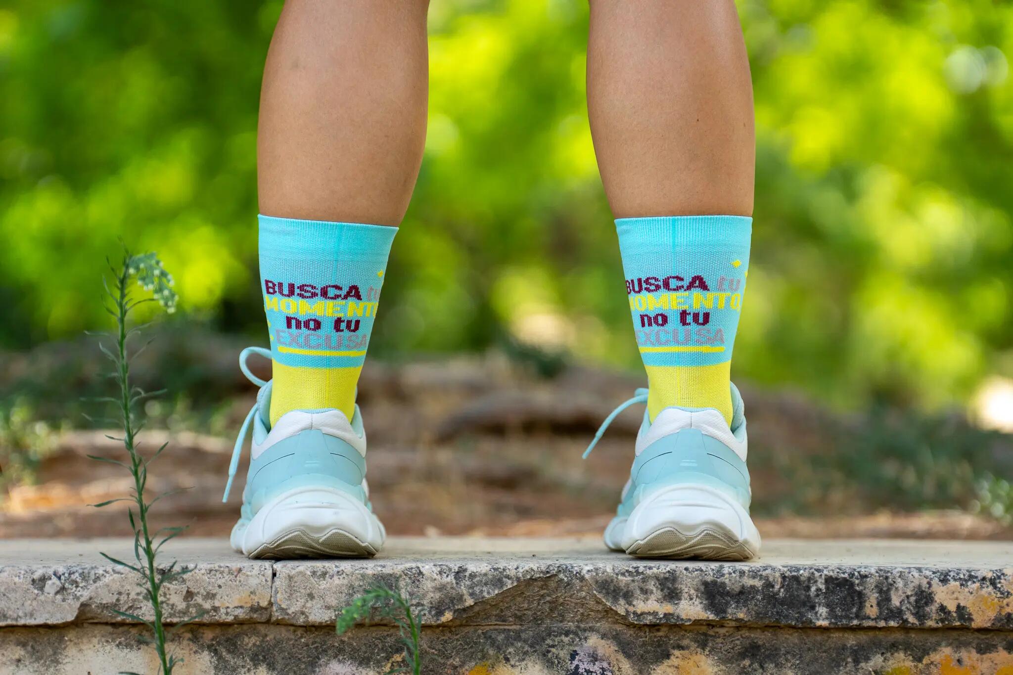 CALCETINES "NO EXCUSAS" de Running - Rosa/Fucsia 8/8
