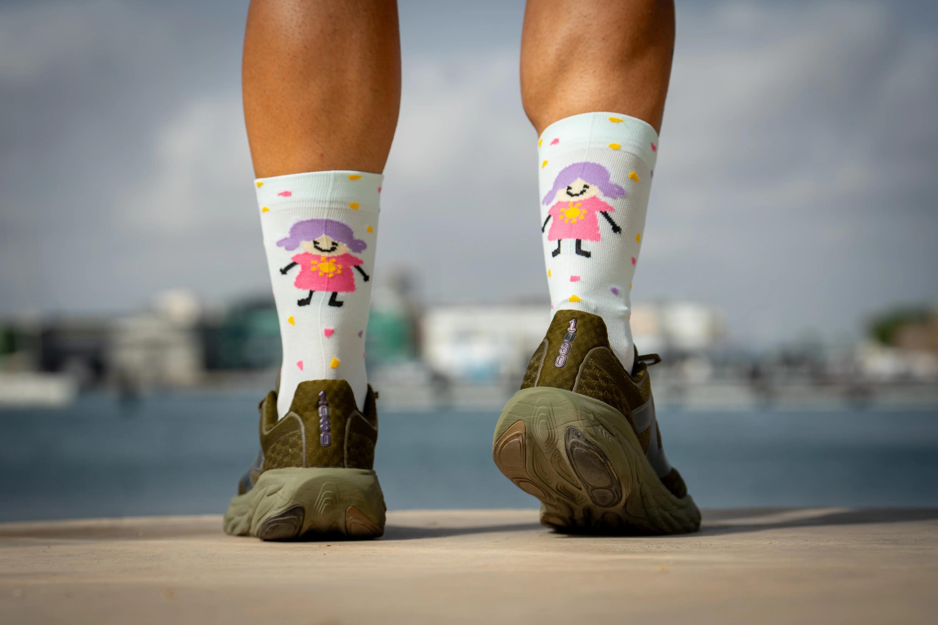 CALZINI "PATRI" Running - Turchese 8/8