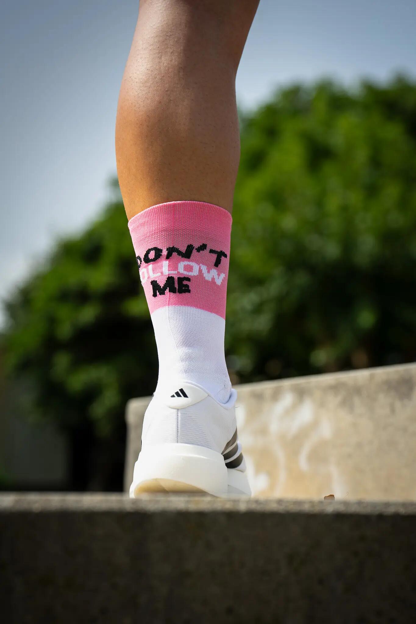 CALZINI "DON'T FOLLOW ME" Running - Rosa 6/8