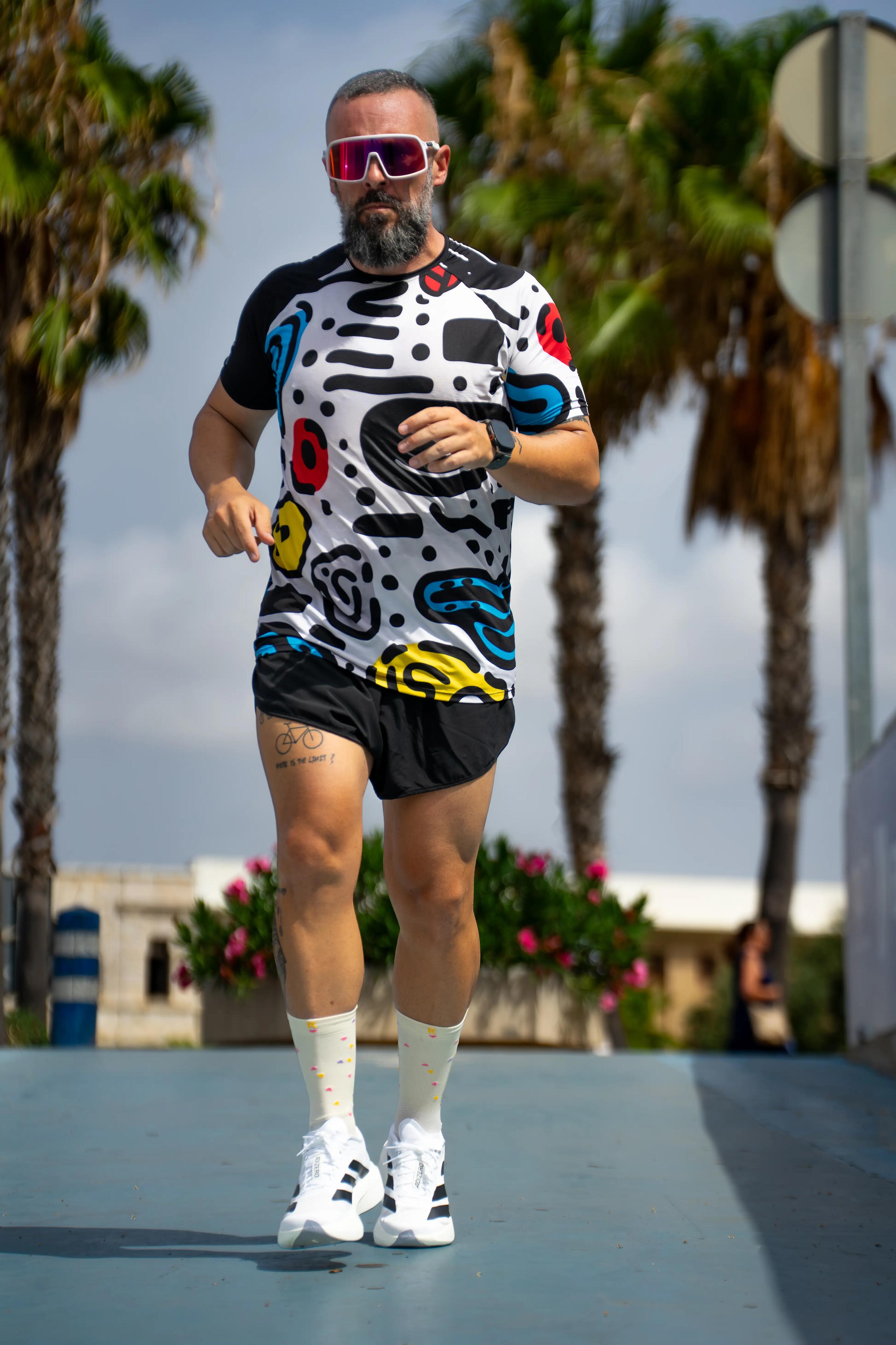 CALZINI "PATRI" Running - Crema 7/8