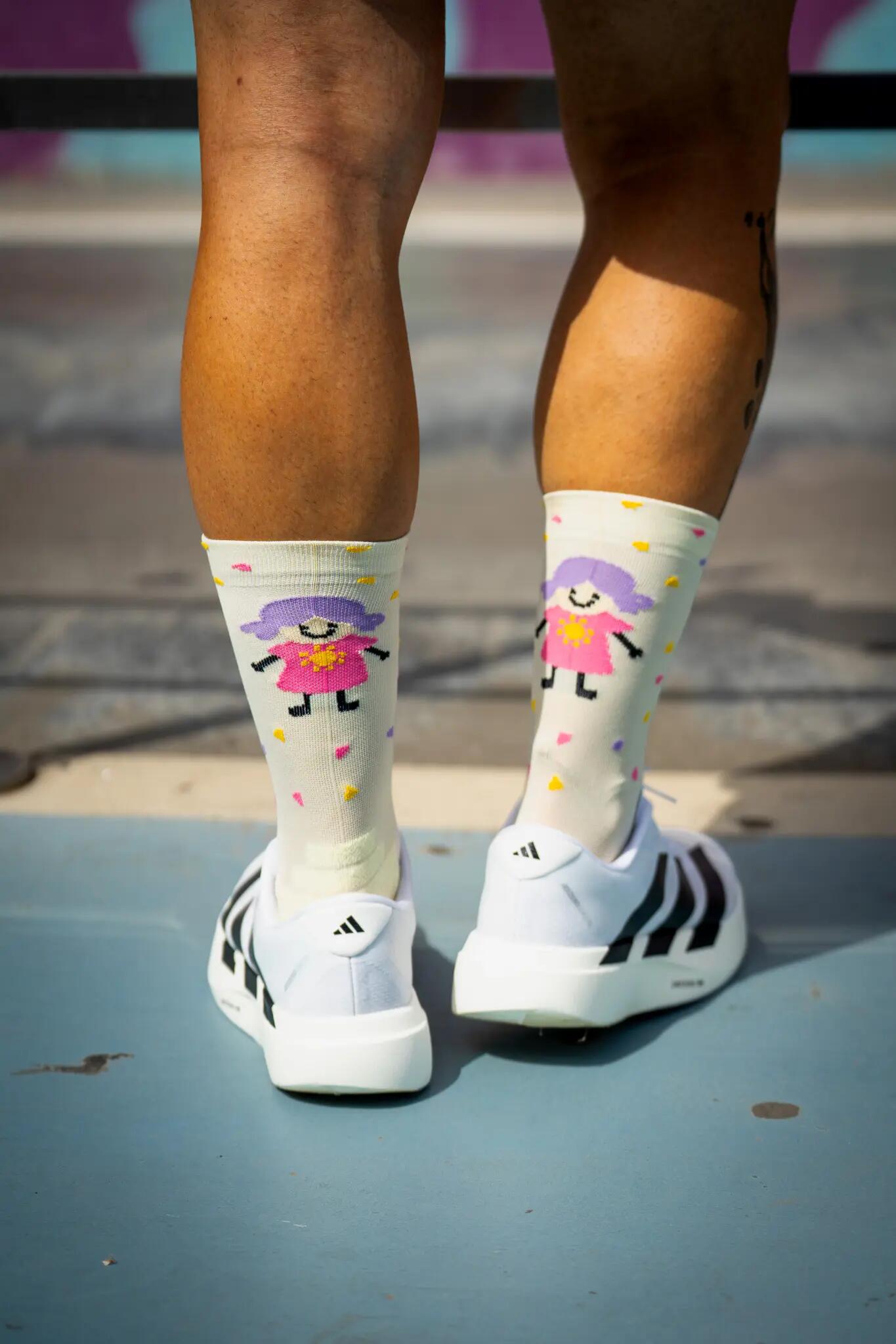 CALZINI "PATRI" Running - Crema 6/8
