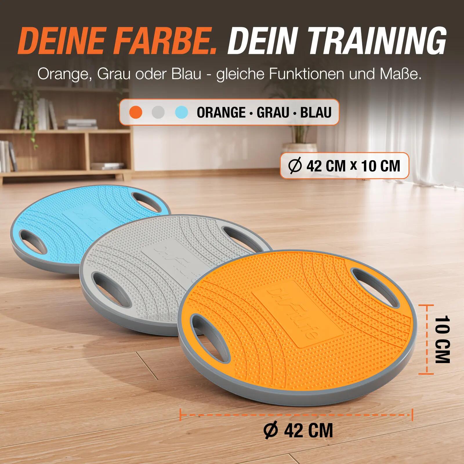 Planches d'équilibre 42 cm avec Poignées, Adultes, Charge Max. 200 kg 7/7