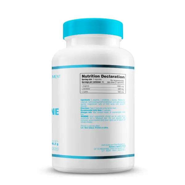 Arginine, Ornithine & Lysine - 90 caps de Smart Supplements 2/5