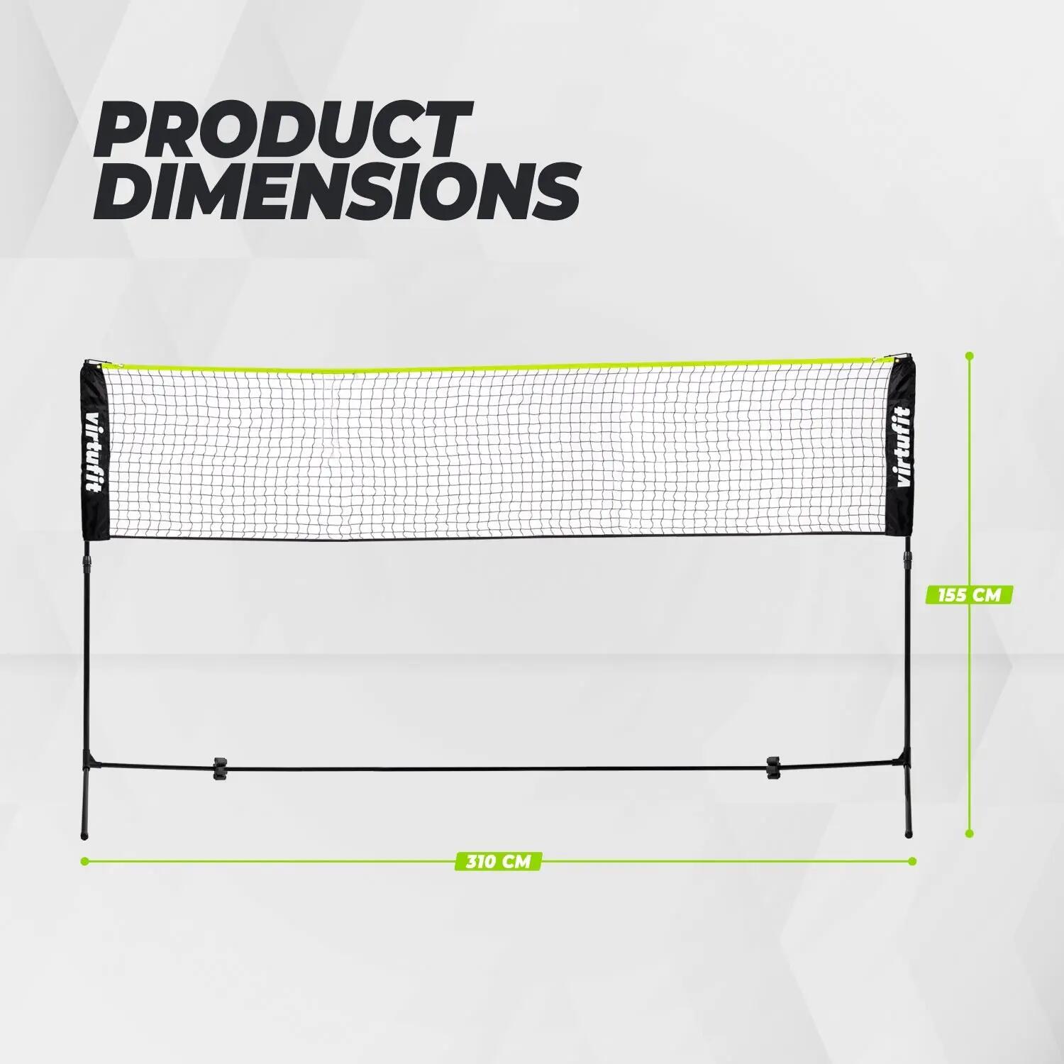 Rete da badminton e tennis - 310 cm 6/7