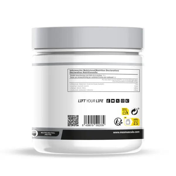 BCAA + L-Glutamine Kyowa® - 500g Neutre de MASmusculo 2/5
