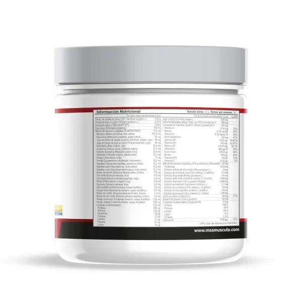 Greens natural complex - 360g Pomme kiwi de MASmusculo 3/5