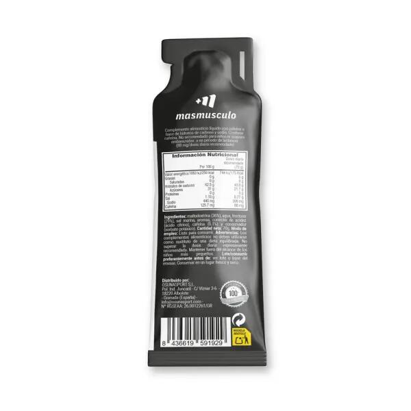 Carbo Gel PRO Energy (Con cafeína) - 70g Cítricos - Masmusculo 2/4