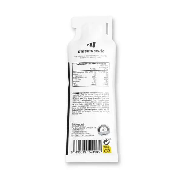 Carbo Gel PRO - 70g Neutro - Masmusculo 2/4
