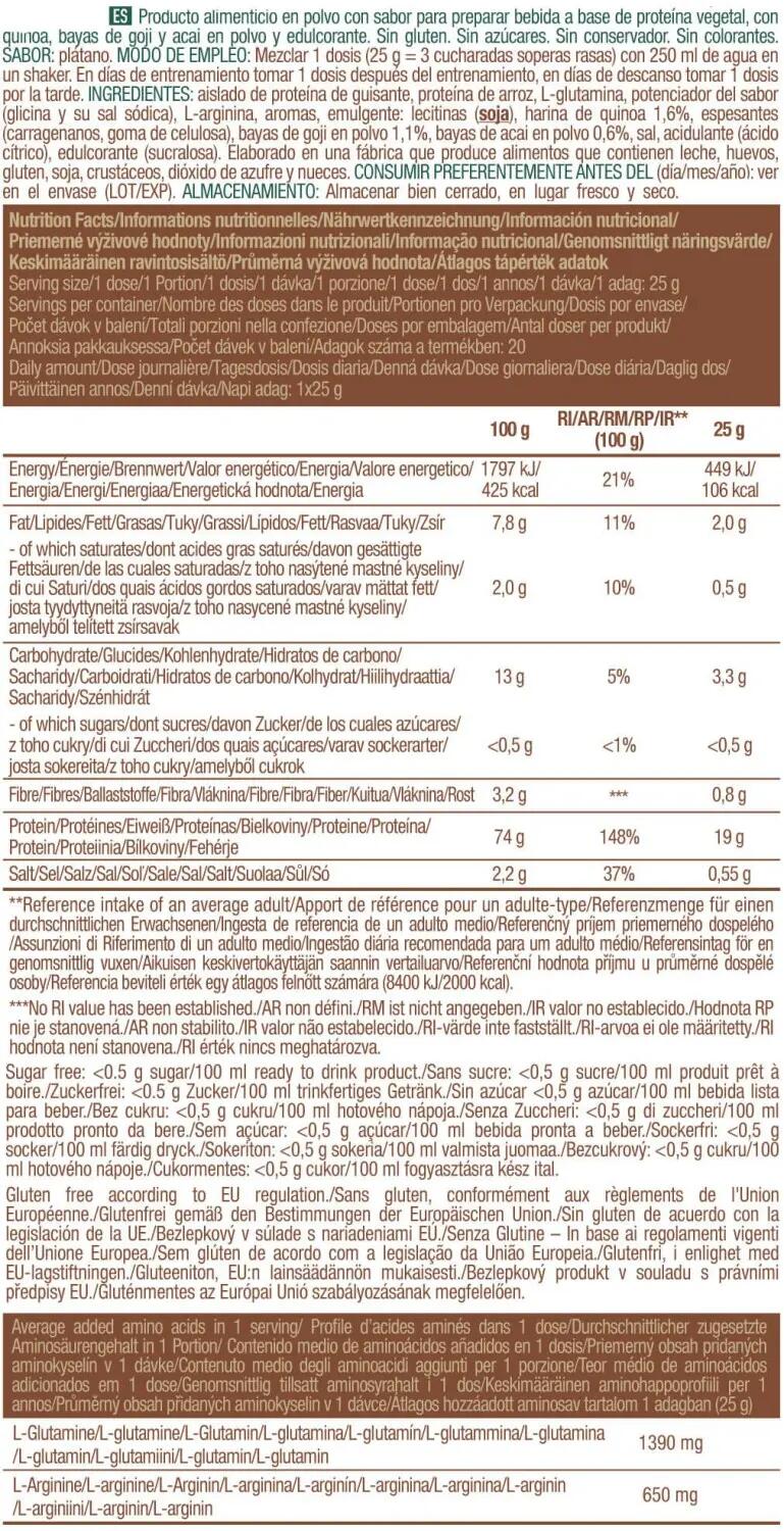 Veganes Protein - 500 g Banana Biotech USA 5/5