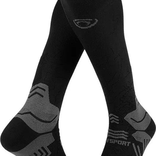 BV SPORT Trek GR Compression Trekking Socks Black/Grey