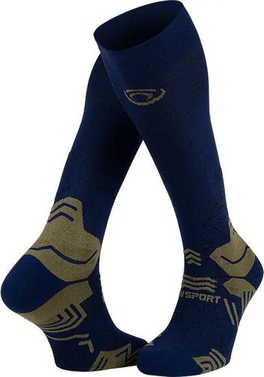 Chaussettes de Trekking BV SPORT Trek GR Compression Navy/Kaki