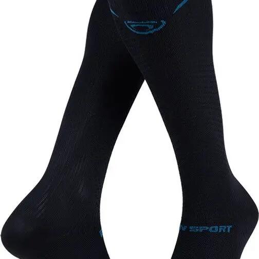 BV SPORT Light Run Compression Running Socks Black