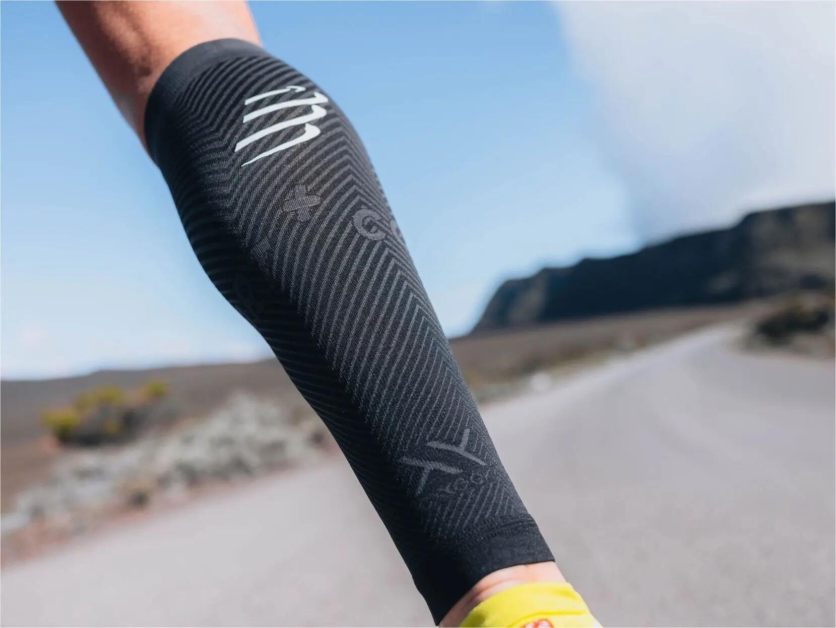 Manchons de Compression Compressport R2 Oxygen Noir 5/7