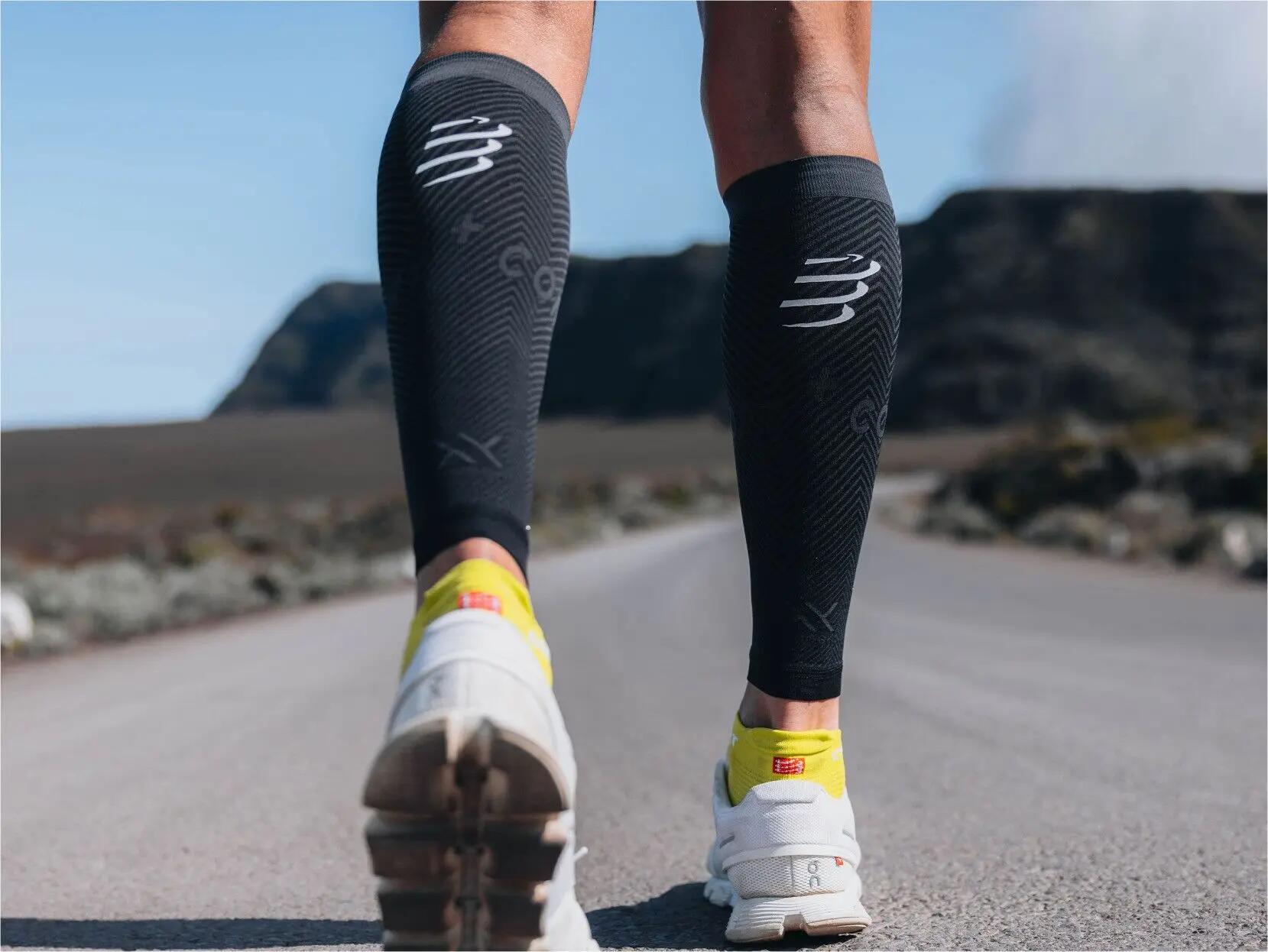 Manchons de Compression Compressport R2 Oxygen Noir 3/7