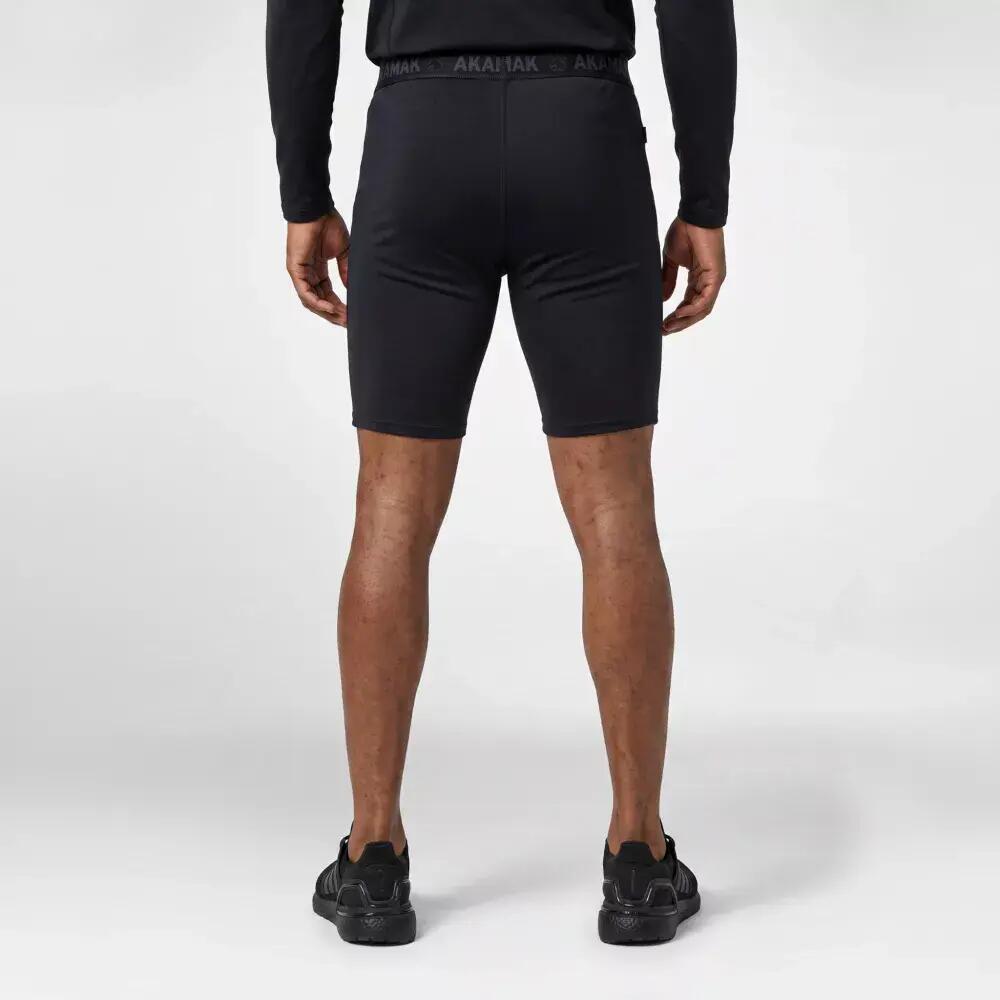 Cuissard cyclliste de Randonnée homme Thermique OKA Noir 2/3