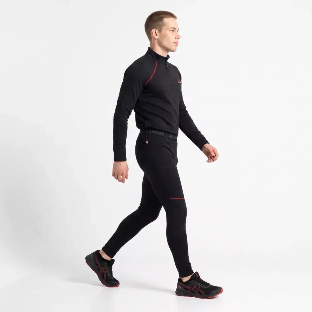 Pull de Randonnée homme Thermique NANOOK Noir 4/4