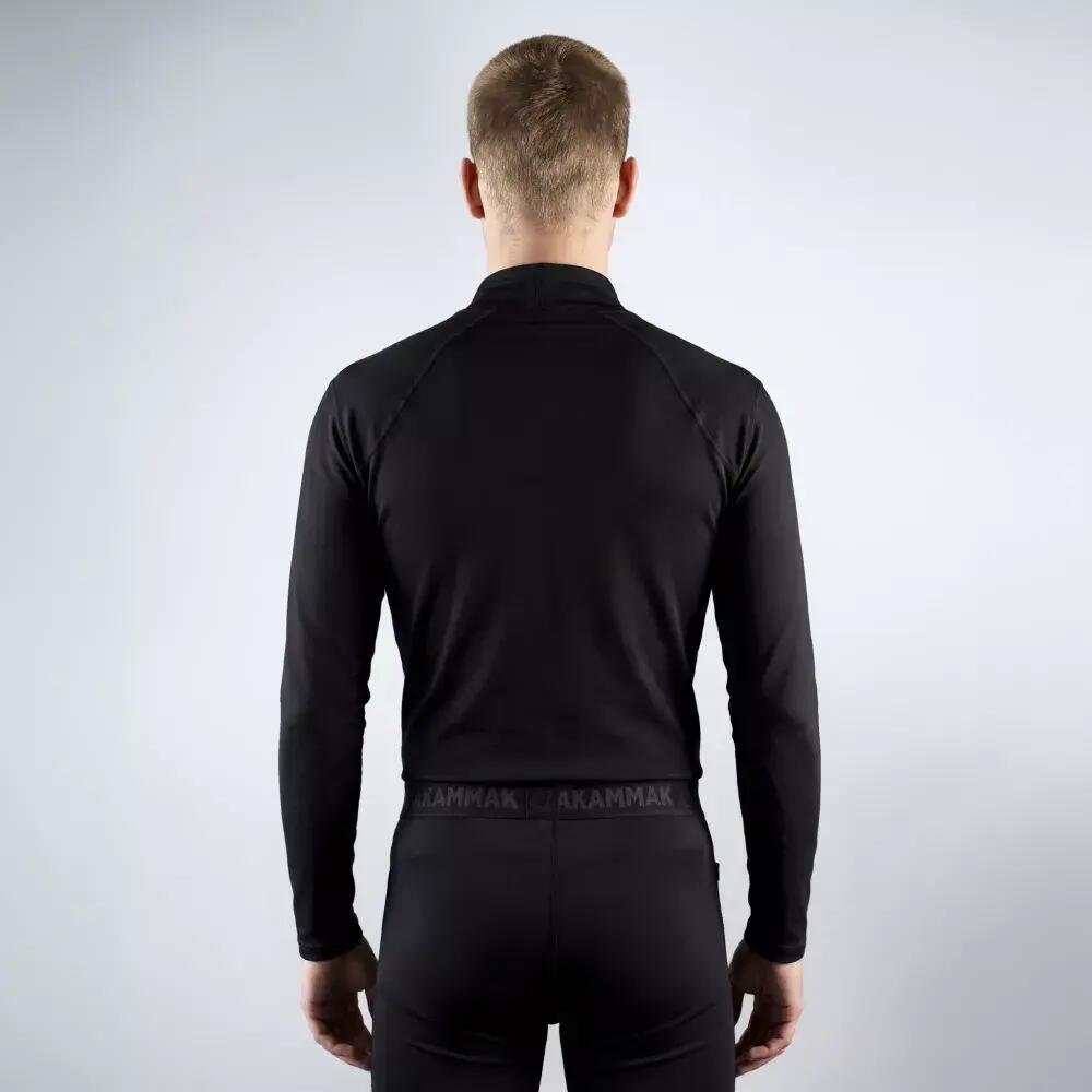 Pull de Randonnée homme Thermique NANOOK Noir 2/4