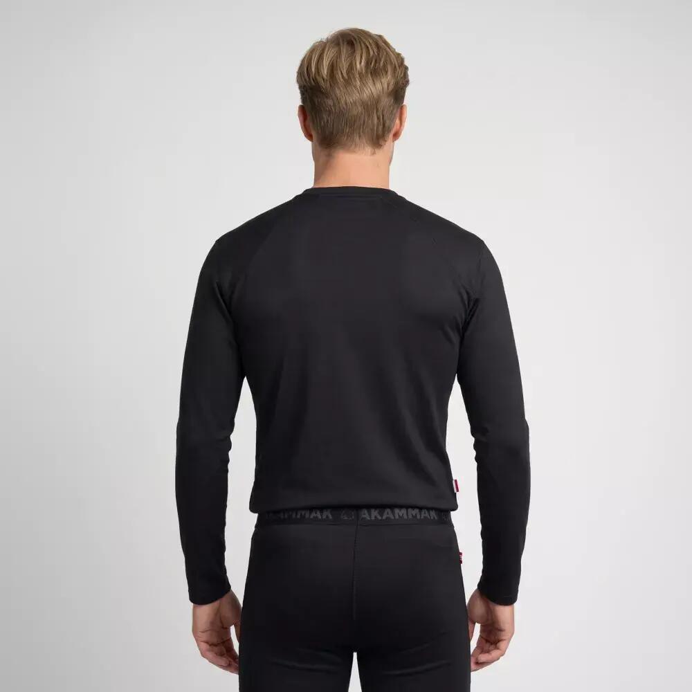 Première couche de Randonnée homme Thermique SULKA Noir 2/4