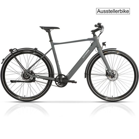 28" E-Bike Herren Urban Bike STREET Citybike BAFANG 350WH GATES CARBON BELT