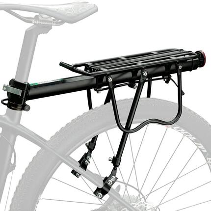 Porte-bagages vélo arrière VTT fixation tige de selle