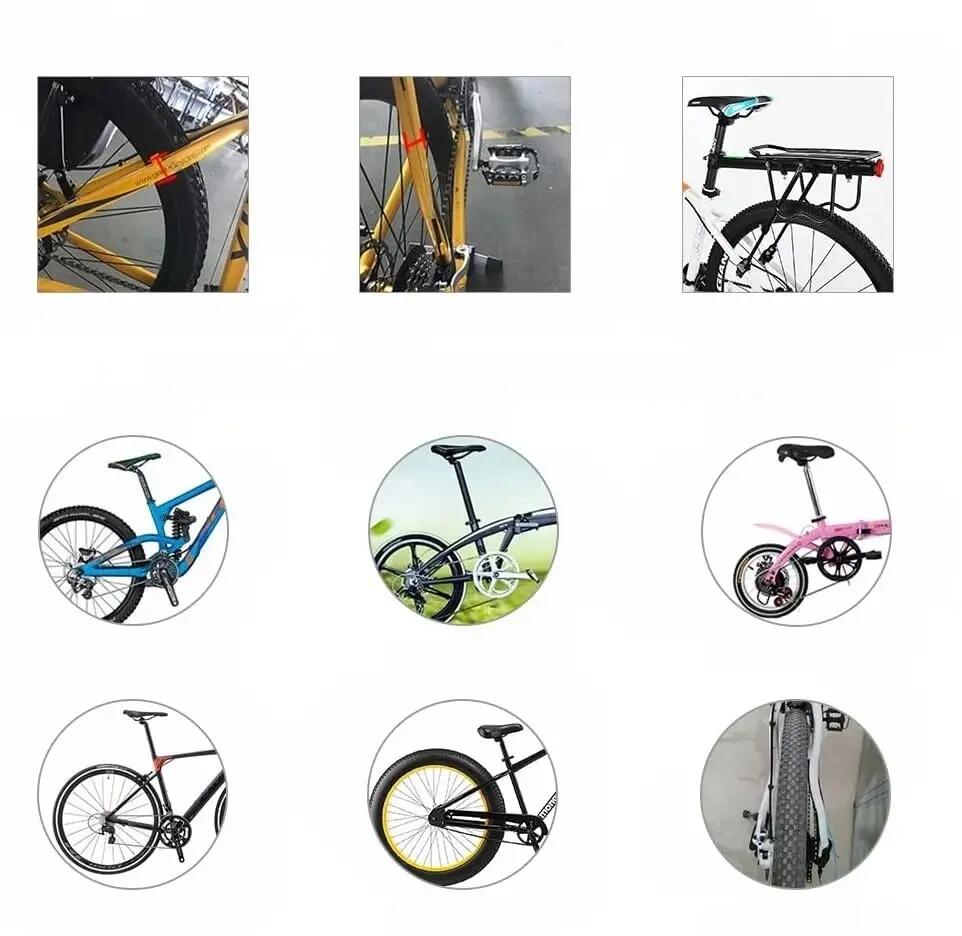 Portaequipajes trasero MTB fijación tija sillín 6/7