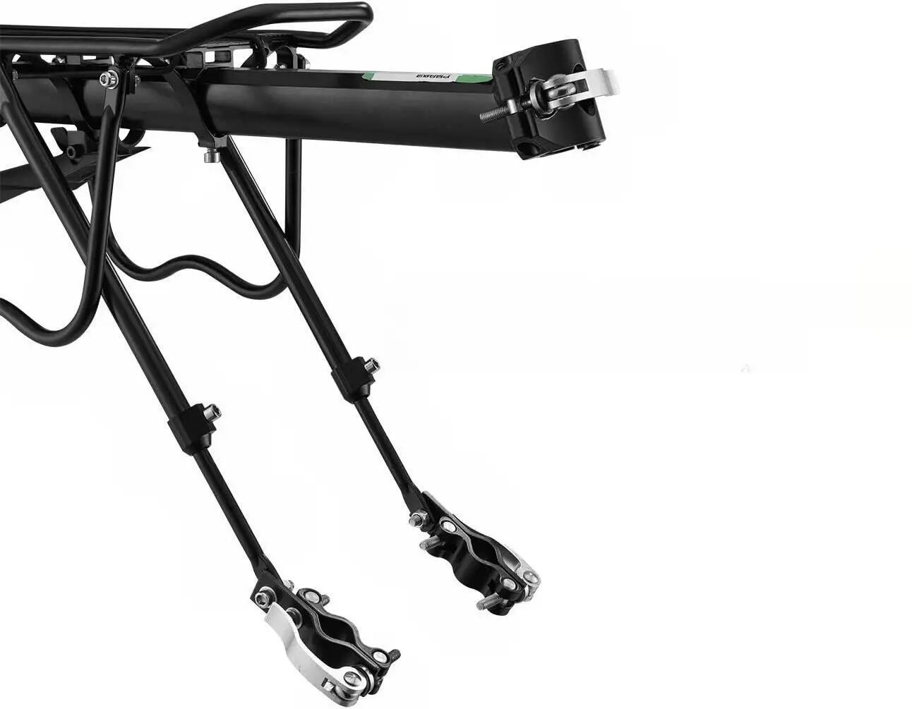 Porte-bagages vélo fixation tige de selle avec réflecteur et garde-boue 2/7