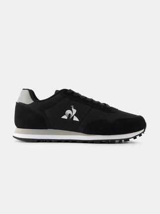Sneakers retro-running en textile et suede Astra