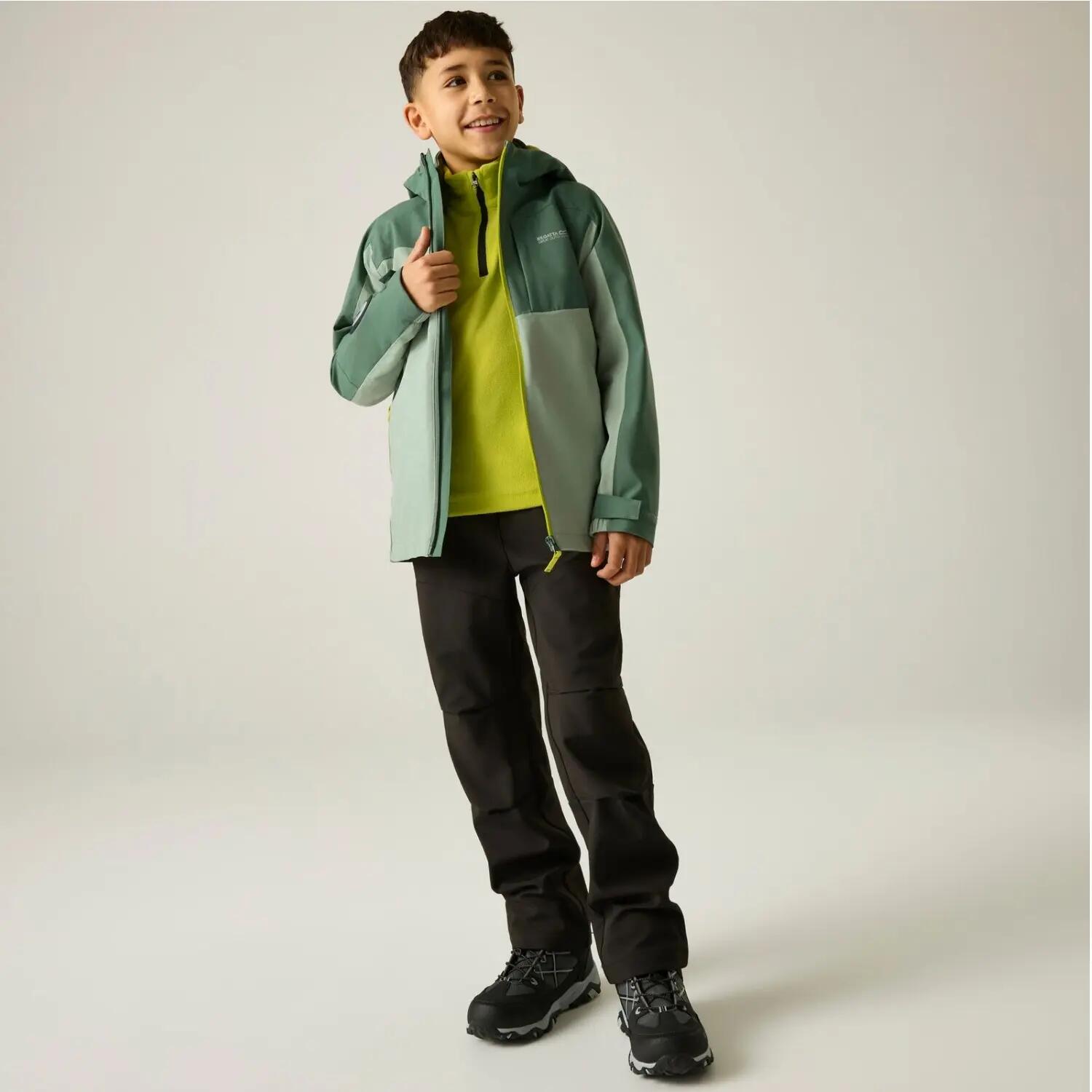 Regatta Trektain 3 in 1 Jacke für Jungen Wasserdicht mit Kapuze 4/6